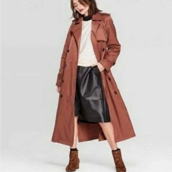 A New Day  Long Sleeve Banded Cuff Trench Coat - Picture 4 of 13